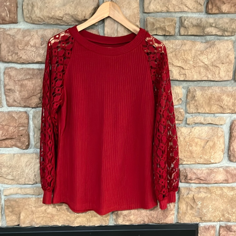 Red sweater